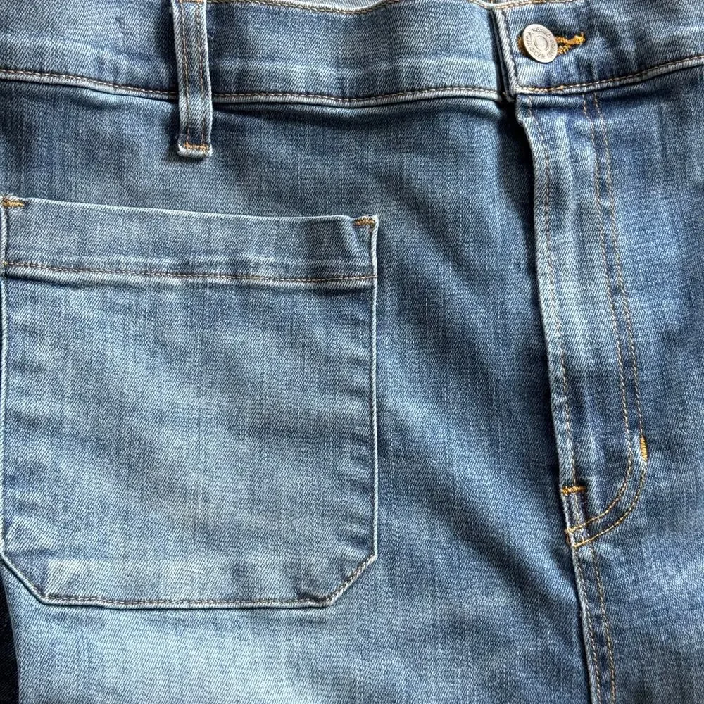 Veronica Beard Sheridan Exaggerated Flare High Rise Jeans Keystone Blue Size‎ 20 - Picture 13 of 13